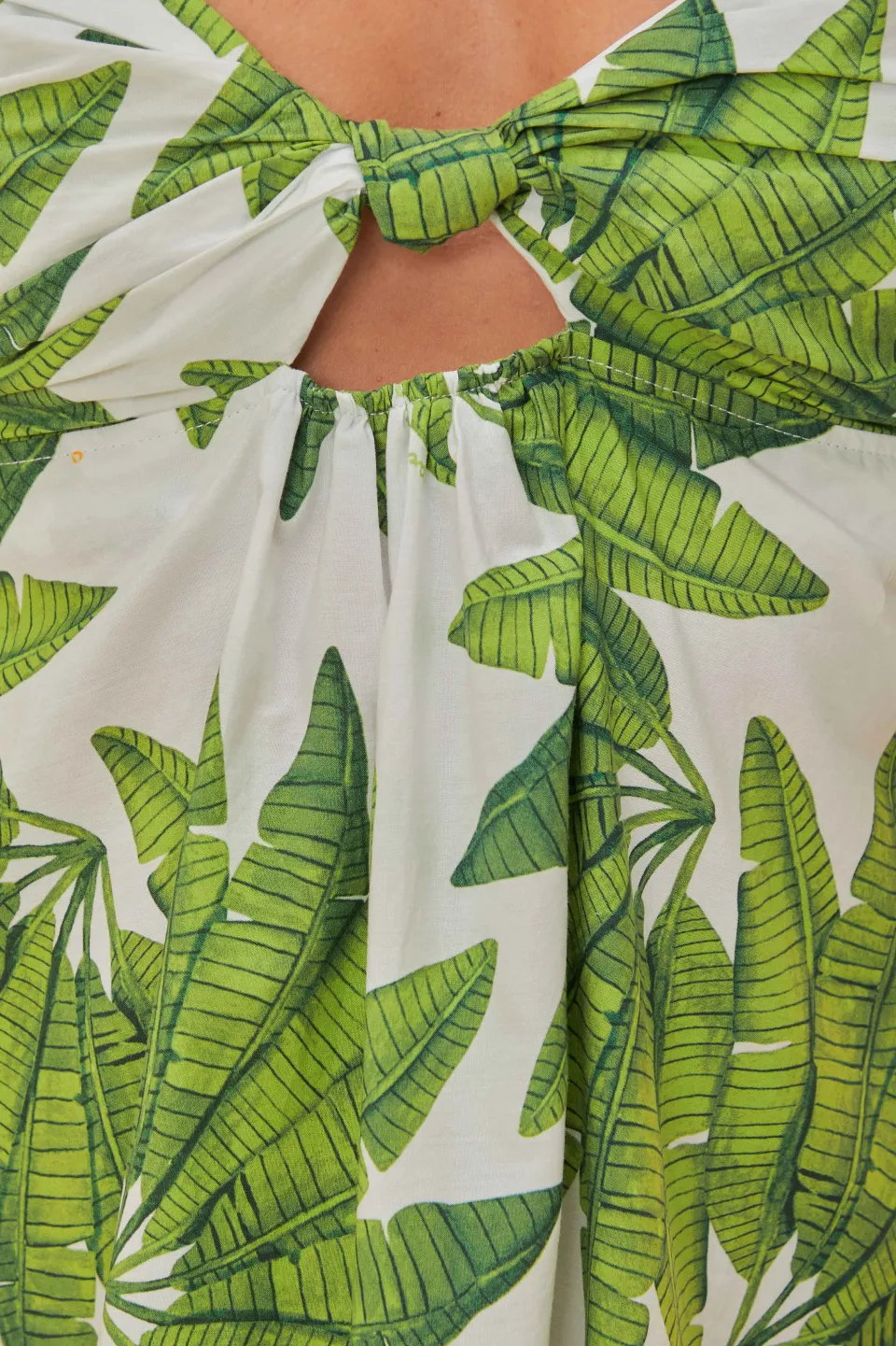 FARM Rio Robes Courtes<Robe courte Off-White Palms Fan
