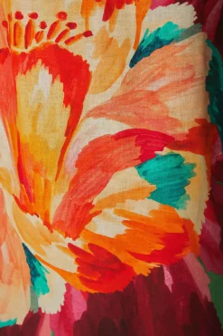 FARM Rio  Robes Courtes<Robe courte Tropicart verte