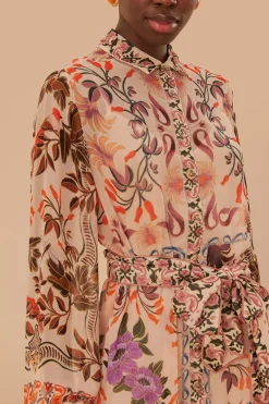 FARM Rio  Robes Courtes<Robe courte Winter Garden couleur crème