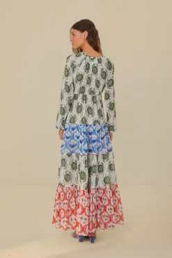 FARM Rio  Robes Longues<Robe longue à manches longues Stamp Mix
