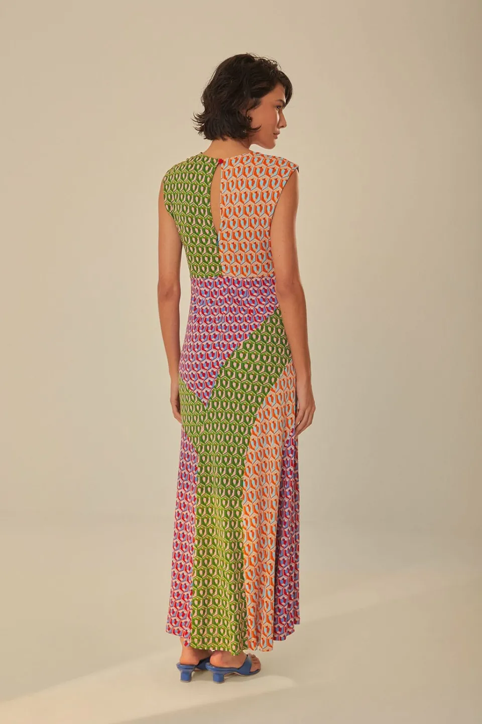 FARM Rio Robes Longues<Robe longue à nœuds en noix de cajou mélangés