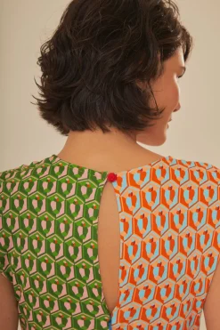 FARM Rio Robes Longues<Robe longue à nœuds en noix de cajou mélangés