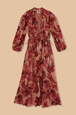 FARM Rio  Robes Longues<Robe longue à tapisserie florale et col en V