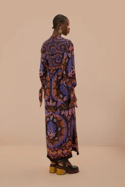 FARM Rio  Robes Longues<Robe longue Black Heart Forest
