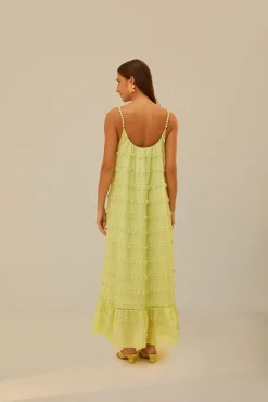 FARM Rio Robes Longues<Robe longue bordée verte