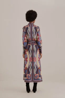 FARM Rio  Robes Longues<Robe longue découpée multicolore Energy avec foulard