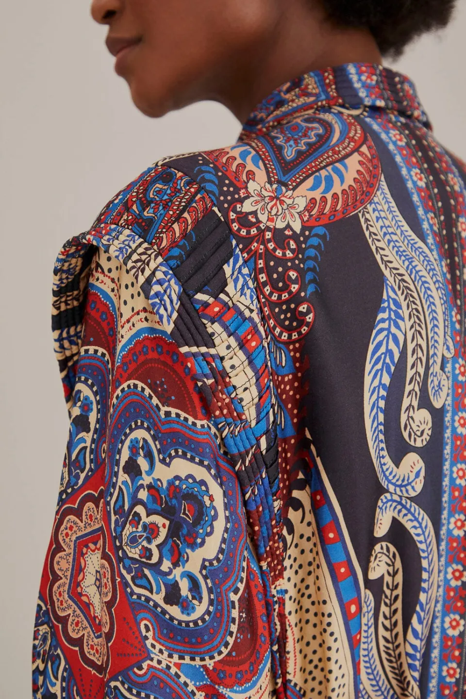 FARM Rio Robes Longues<Robe longue découpée multicolore Energy avec foulard