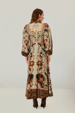 FARM Rio  Robes Longues<Robe longue fluide bleue Beauty