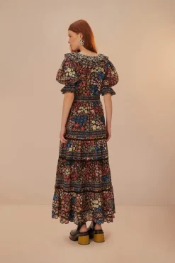 FARM Rio  Robes Longues<Robe longue noire Jujus Garden