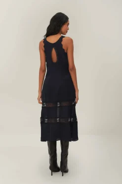 FARM Rio  Robes Longues<Robe longue noire sans manches