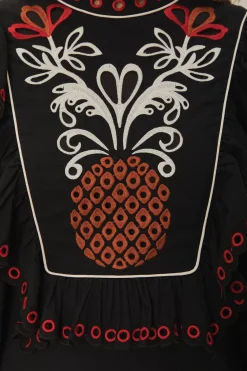 FARM Rio  Robes Longues<Robe longue Richilieu à manches longues et motif mandala cajou