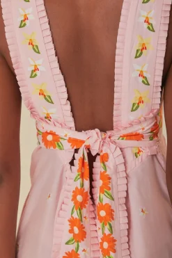 FARM Rio  Robes Longues<Robe longue rose salade de papaye