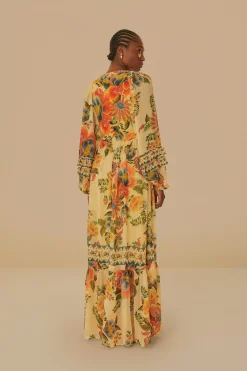 FARM Rio  Robes Longues<Robe longue sable Delicate Garden