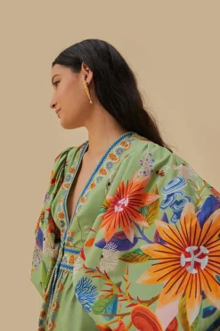 FARM Rio  Robes Longues<Robe longue verte Bright Yard