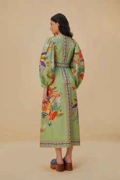FARM Rio  Robes Longues<Robe longue verte Bright Yard