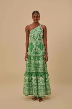 FARM Rio  Robes Longues<Robe longue verte Sweet Garden