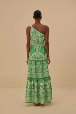 FARM Rio  Robes Longues<Robe longue verte Sweet Garden