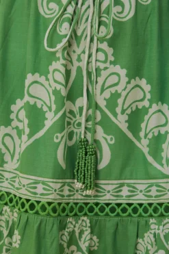 FARM Rio  Robes Longues<Robe longue verte Sweet Garden