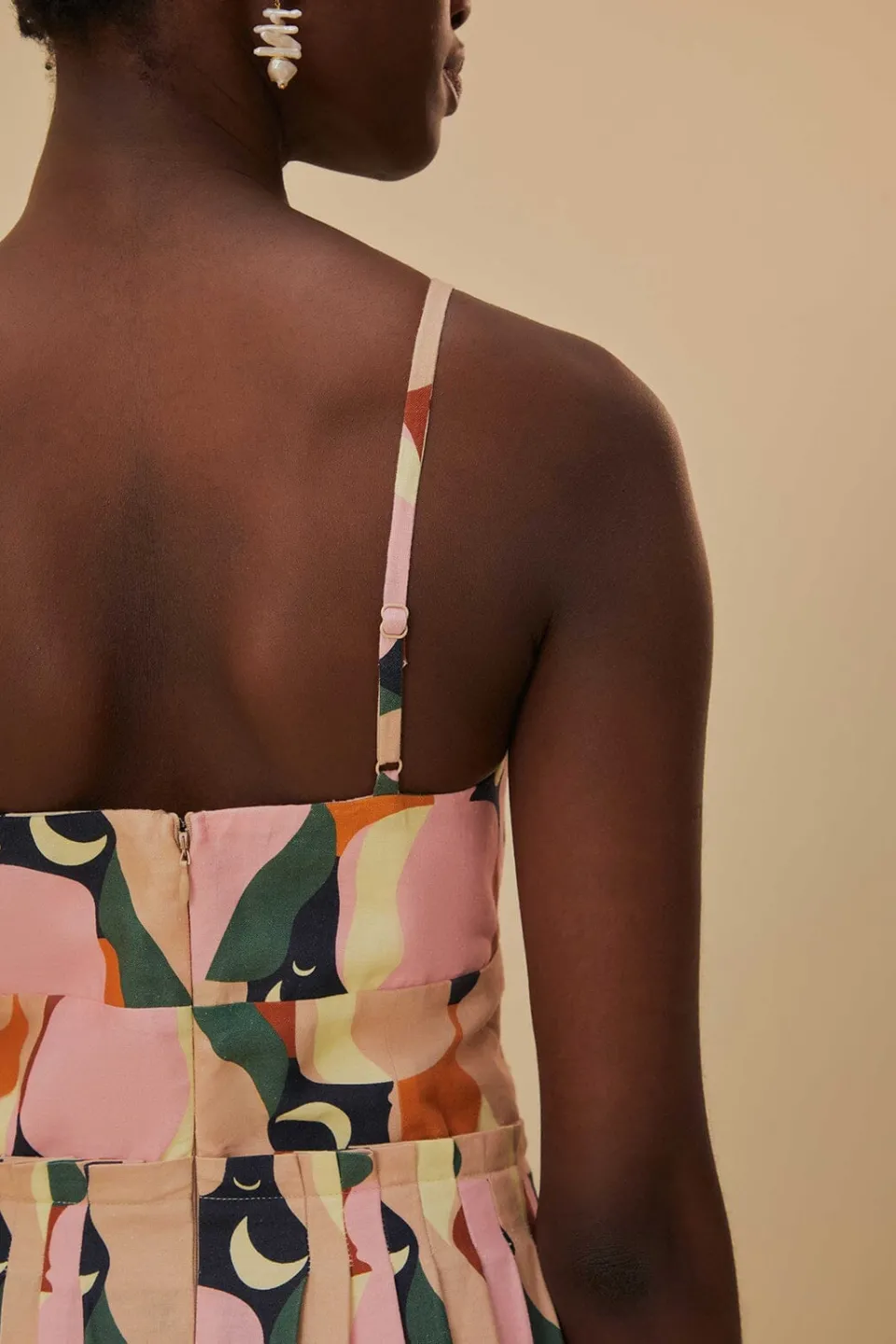 FARM Rio  Robes Midi<Robe midi multicolore sans manches The Kiss