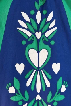FARM Rio  Robes Midi<Robe midi patchwork jardin doux