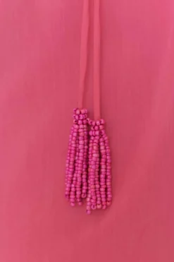 FARM Rio  Robes Midi<Robe midi rose sans manches à détails floraux
