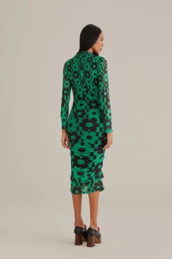 FARM Rio  Robes Midi<Robe midi verte en tulle Lovedaisy