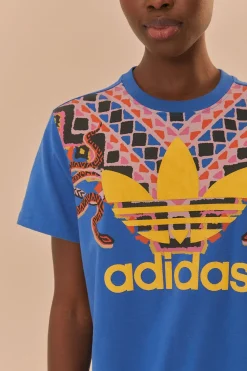 FARM Rio  T-shirts<Robe t-shirt Adidas Farm Rio bleue