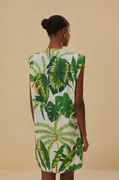 FARM Rio  T-shirts<Robe t-shirt blanc cassé forêt tropicale