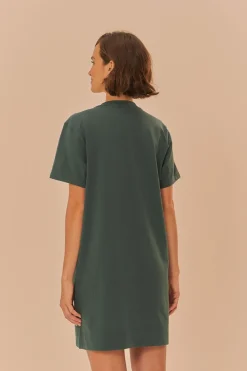 FARM Rio  T-shirts<Robe t-shirt verte Adidas Farm Rio