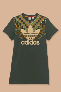 FARM Rio  T-shirts<Robe t-shirt verte Adidas Farm Rio