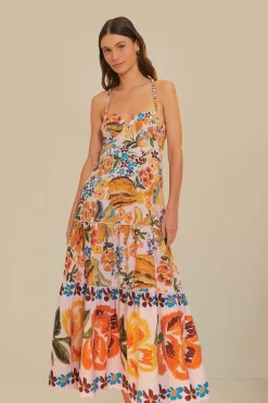 FARM Rio  Robes Midi<Robemidi rose Spring Bananas