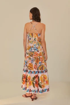 FARM Rio  Robes Midi<Robemidi rose Spring Bananas