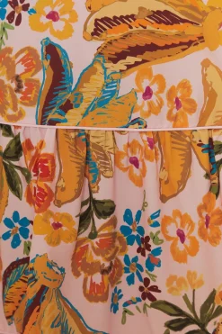 FARM Rio  Robes Midi<Robemidi rose Spring Bananas