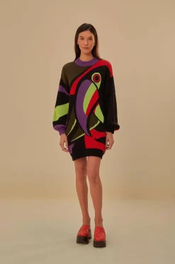 FARM Rio  Pulls Et Sweat-shirts<Robe-pull en tricot Tucano Kambo