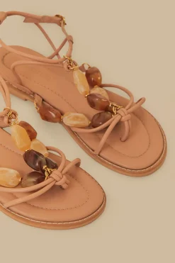 FARM Rio  Des Sandales<Sandale à brides à pierres roses