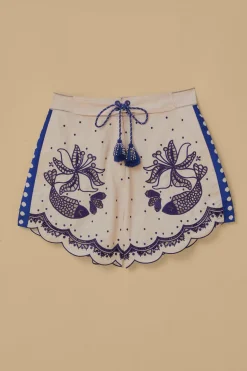 FARM Rio  Shorts<Short brodé artisanal