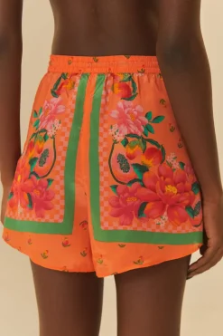 FARM Rio  Shorts<Short écharpe Orange Fruit Garden