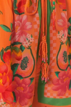 FARM Rio  Shorts<Short écharpe Orange Fruit Garden