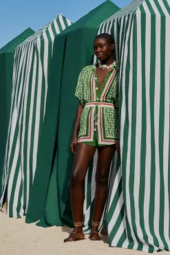 FARM Rio  Shorts<Short écharpe vert ananas
