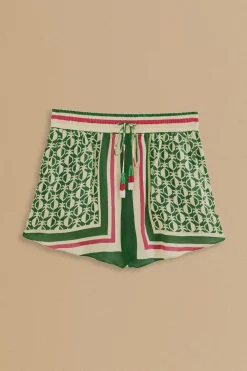 FARM Rio  Shorts<Short écharpe vert ananas