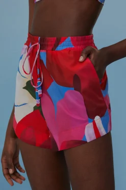 FARM Rio  Shorts<Short en coton biologique à fleurs aquarelle