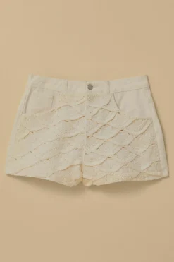 FARM Rio  Shorts<Short en crochet blanc