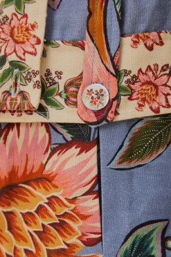 FARM Rio  Shorts<Short en lin Euroflax™ bleu Wonderful Bouquet