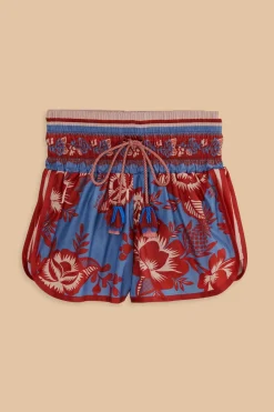 FARM Rio  Shorts<Short en nylon bleu Lace Garden