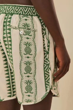 FARM Rio  Shorts<Short Jacquard Ananas