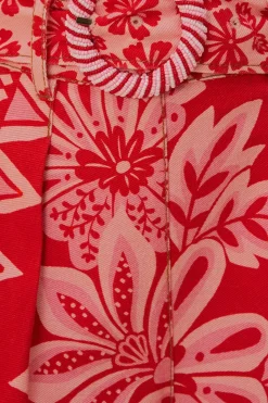 FARM Rio  Shorts<Short Rouge Tapisserie Flora