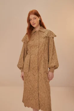 FARM Rio  Manteaux<Trench-coat Laise marron