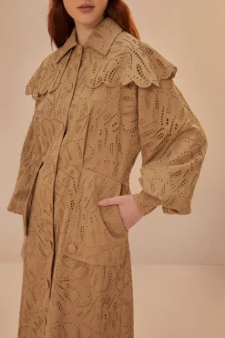 FARM Rio  Manteaux<Trench-coat Laise marron