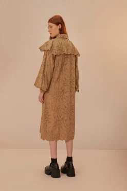FARM Rio  Manteaux<Trench-coat Laise marron