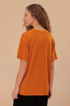 FARM Rio  T-shirts<T-shirt décontracté en coton biologique Rio Toucan de Brown Farm